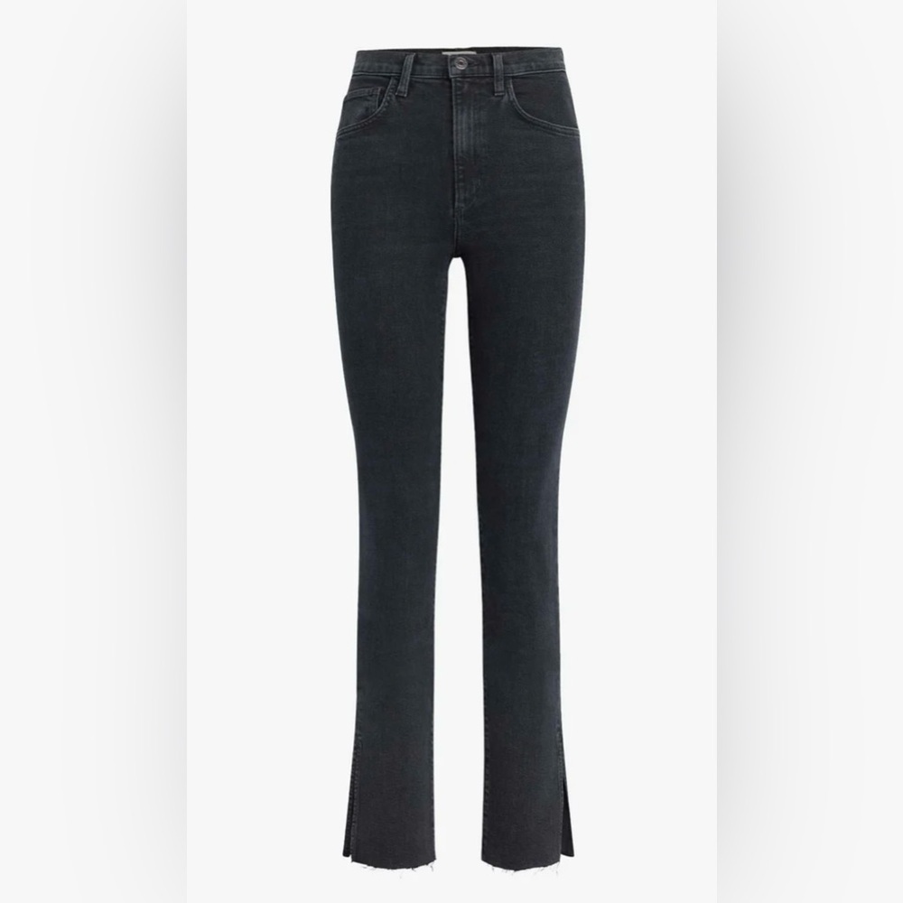 Favorite Daughter Valentina Jeans Black Boulder Wash size 29 high rise NWT - Picture 4 of 11